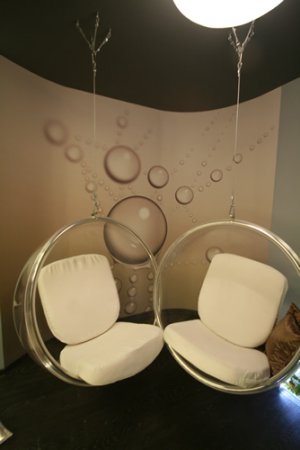 Bubble chair.   