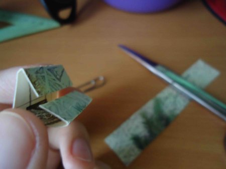 Как сделать штору из открыток